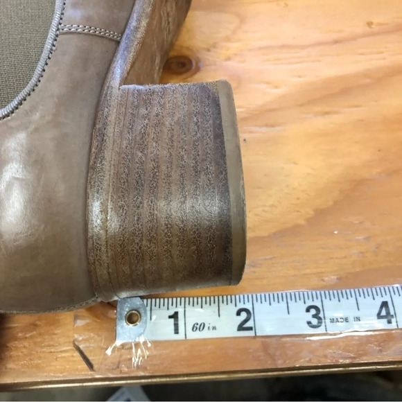 Satore taupe Chelsea ankle boots Italian leather - Picture 10 of 10